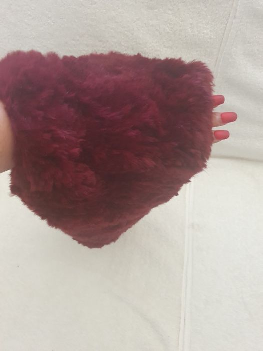 Guler din blana de iepure,  nou-nouț!