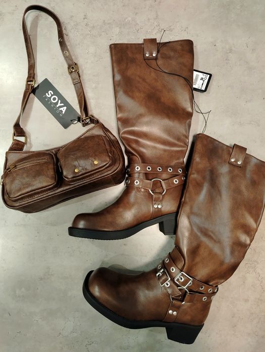 Комплект ботуши и чанта