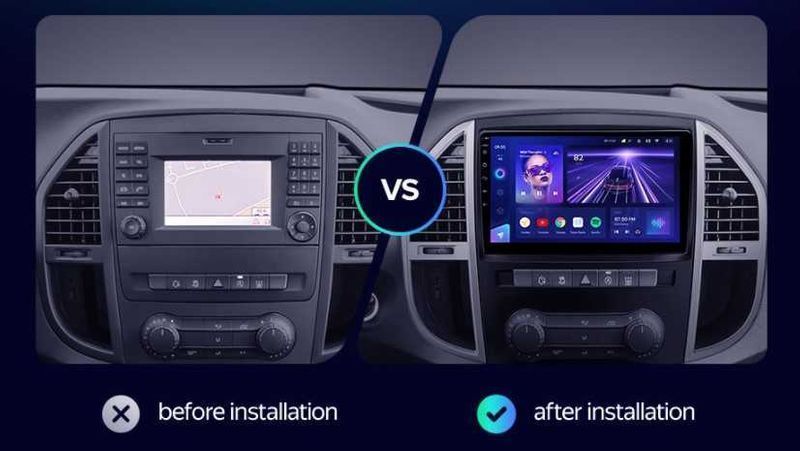 MERCEDES VITO 3 W447 - 10'' Навигация Андроид Мултимедия, 8822