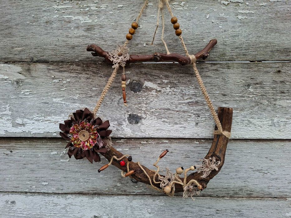 Лоза - декор за стена, макраме