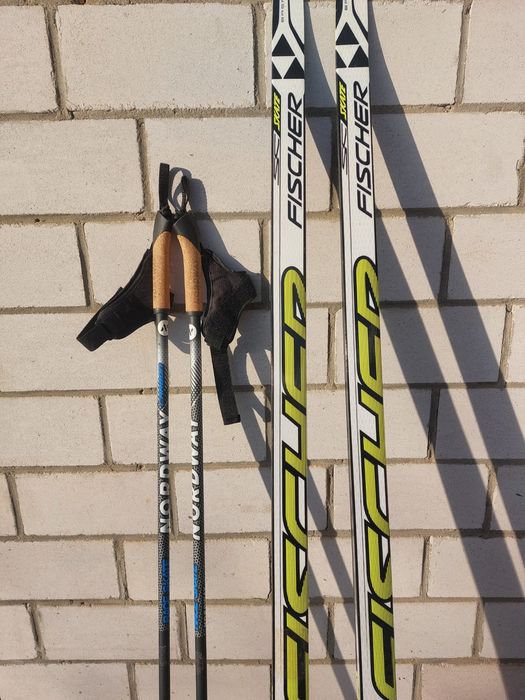 Лыжи fischer с ботинками
