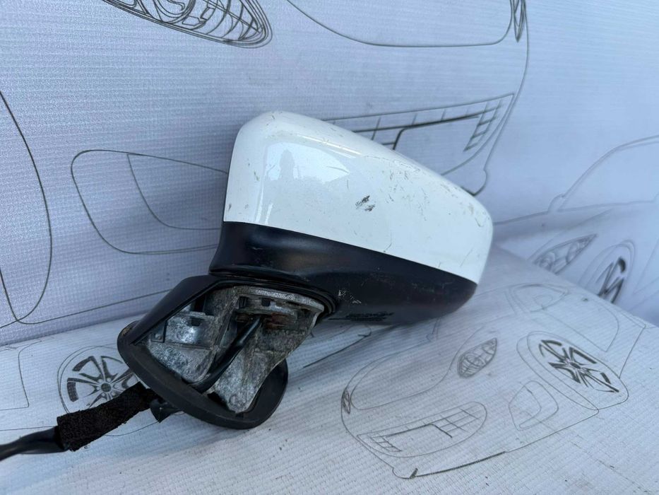 Oglindă Retrovizoare Stânga 8 Pini Mazda 6 GHR1-69-181E / [2013-2016]  meanismul de pliere deteriorat/ (5C3)