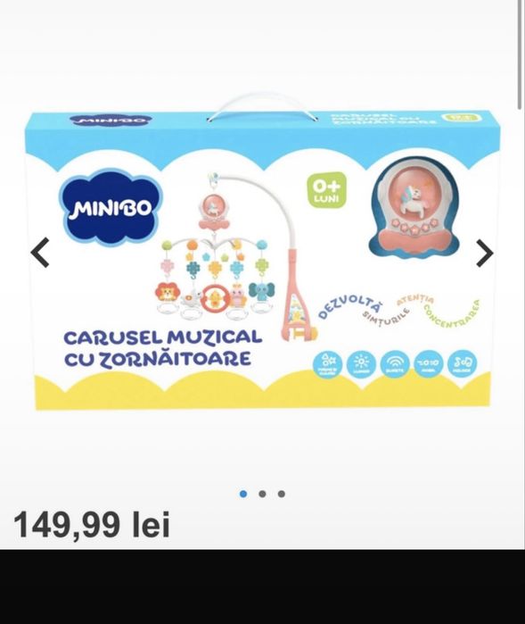 Carusel pentru patut bebe.