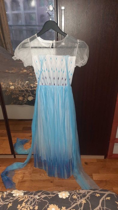 Детска хелоуин рокли Елза и Анна