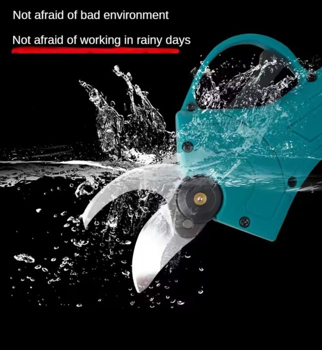 Акумулаторна лозарска ножица, верижен трион и телескопичен прът 3 в 1