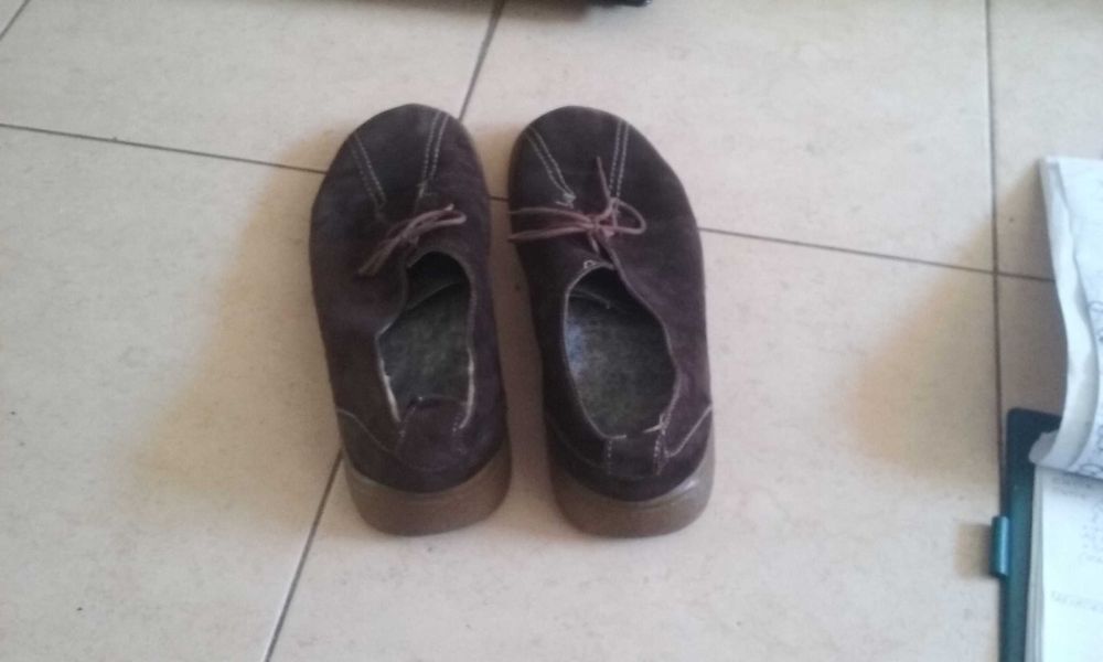 pantofi piele intoarsa femei 38