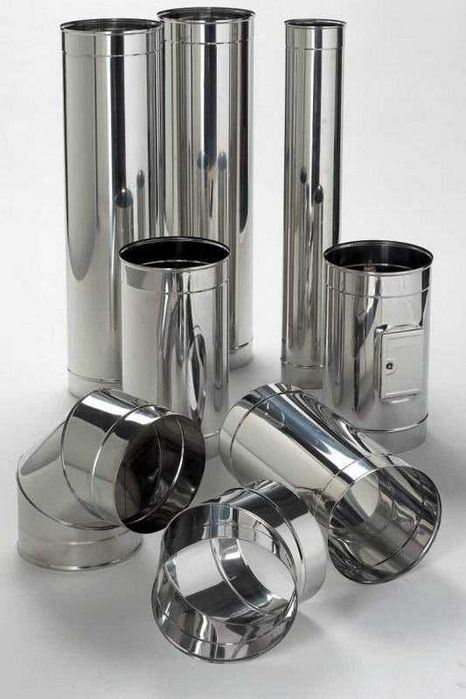 Дымоход нержавейка (Марка AISI 430) размер с 80 до 200