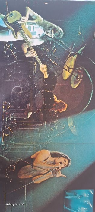 Цветной плакат группы QUEEN журнал POSTER АНГЛИЯ 43см×59см