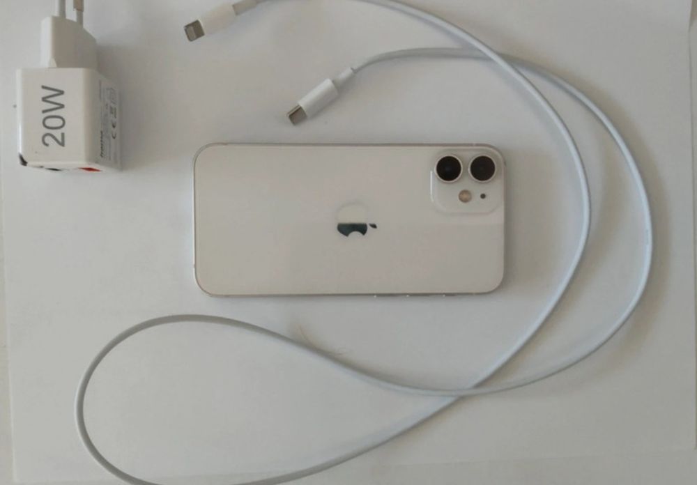 IPhone 12 Mini Alb 128GB 100% Baterie