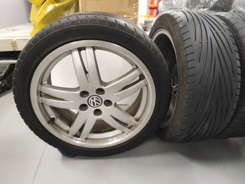 set 4 jante VW 17" + anvelope