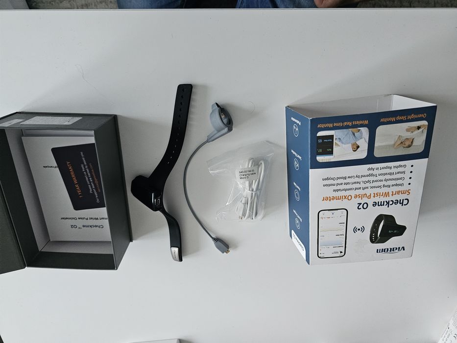 Pulsoximetru Profesional Viatom Checkme O2 - Monitorizare Somn, SpO_2 și Puls