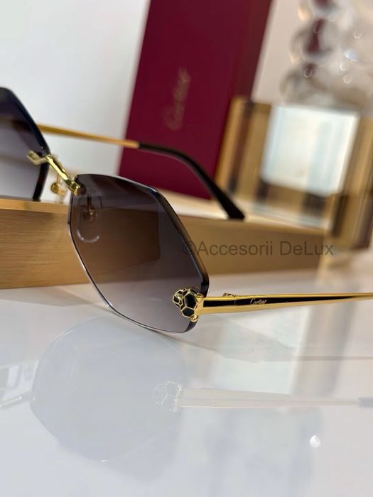Ochelari de Soare Cartier Panthere CT0433S Full Box [Verificare Colet] As Seen On Rochelle Humed