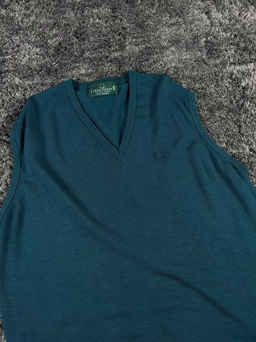 Fred Perry Vintage Lambswool Tank Top Мъжки Потник