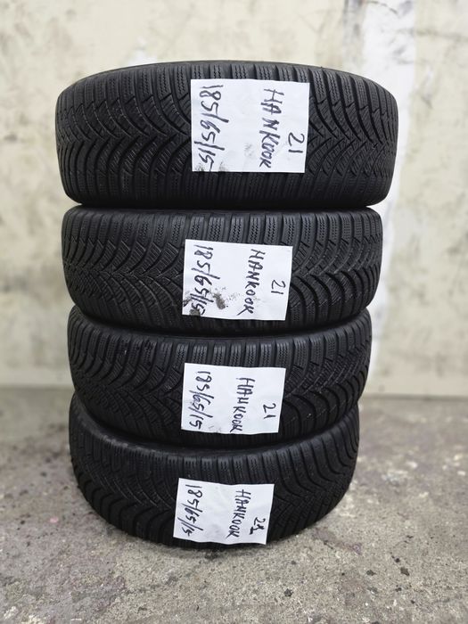 4×185/65/15 M+S.HANKOOK 2021.Stare excelenta.