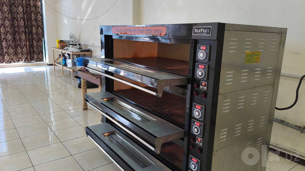 R&M Automatic Electric Oven - 3 yarus, 9 ta list bilan