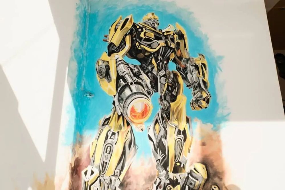 Картины , роспись стен граффити