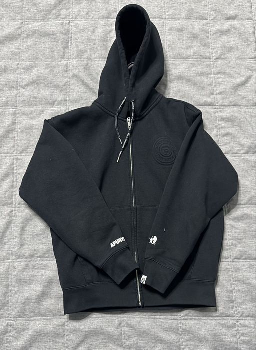 aape zip hoodie s size