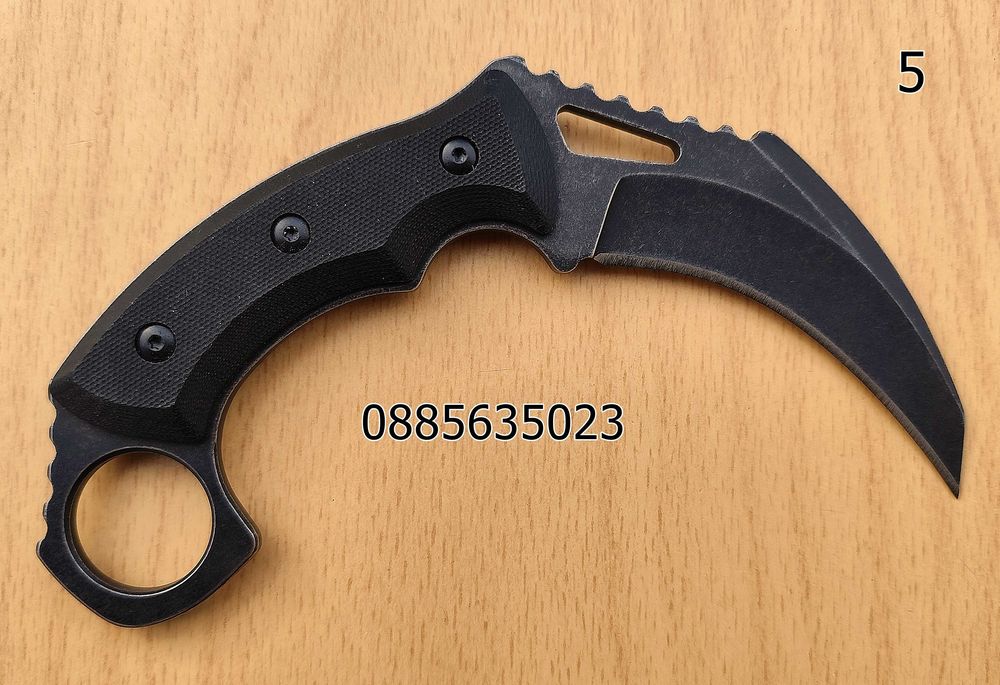 Карамбит с фиксирано острие / 5 модела /