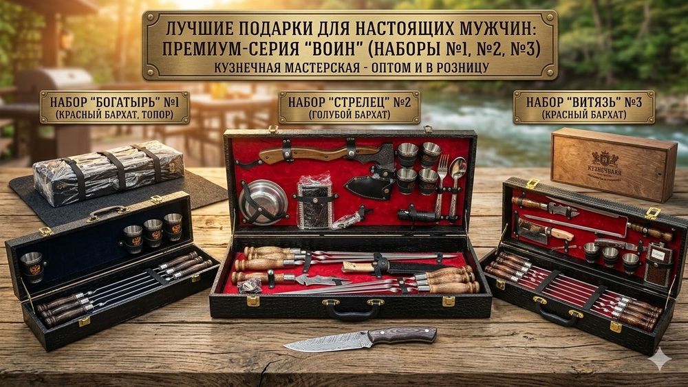 Шашлычный набор для настоящих мужчин!