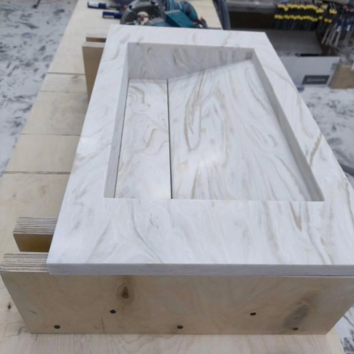 Мойки раковины столешницы из кварс и акрила под заказ