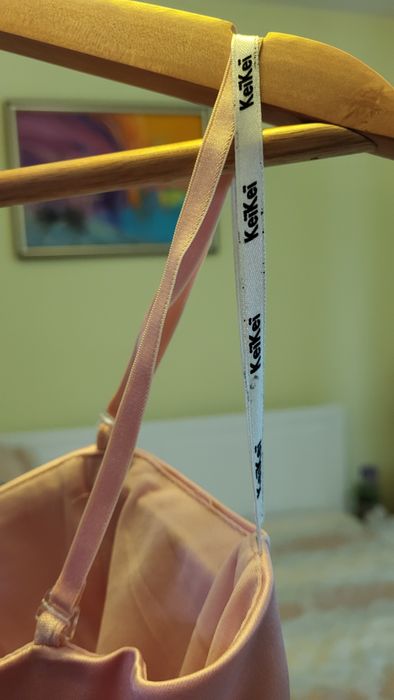 Рокля пепел от рози/пудра с цветя