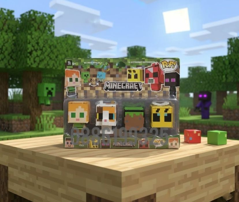 Голям комплект фигурки Майнкрафт трансформиращи се