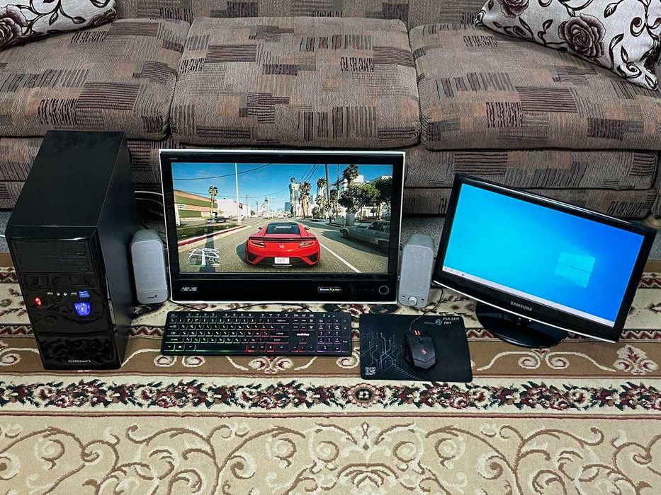 Системный блок, компьютер, ПК в полном комплекте под разные задачи