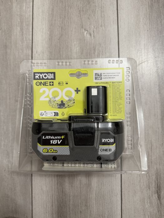 Acumulator Li-Ion RYOBI  ONE + 18V 2,5 ah ,4 ah si 5 ah  noi sigilate