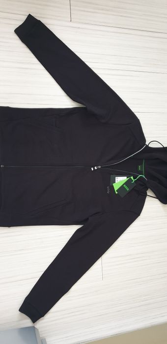 Hugo Boss Saggy Curved Full Zip Hoodie M НОВО ОРИГИНАЛ Мъжка с цял цип