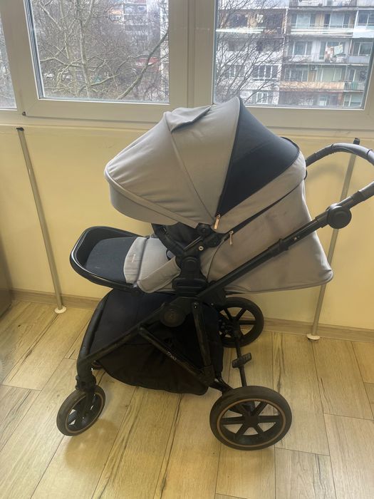 Комбинирана бебешка  количка 2 в 1 KikkaBoo - Thea, Grey + подарък