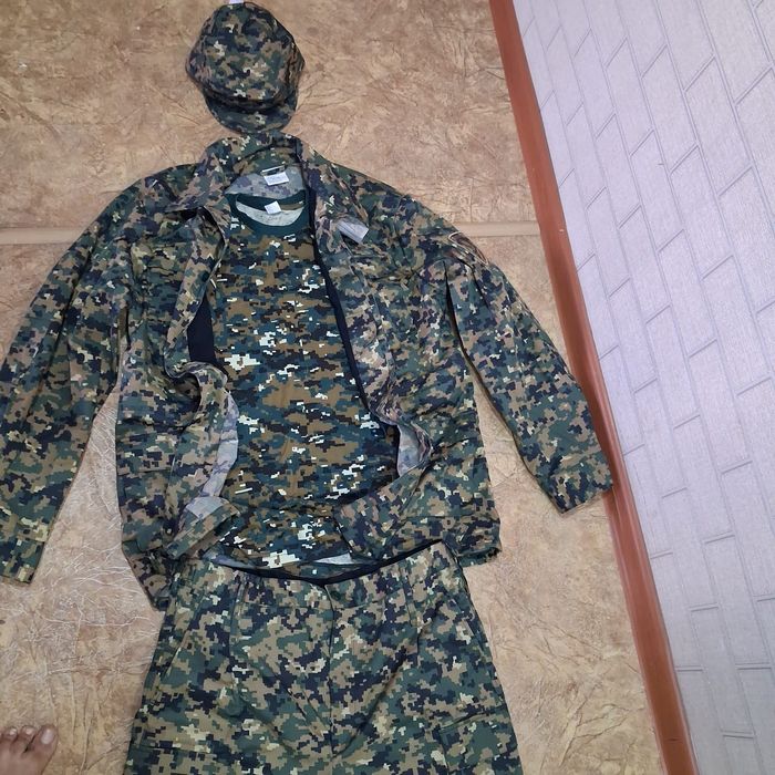 Военный костюм с цифрами для мультика или ещё что то
