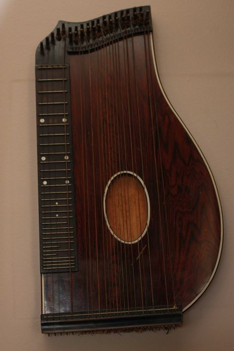 Старинен струнен инструмент AutoHarp / Цитра – 55 см