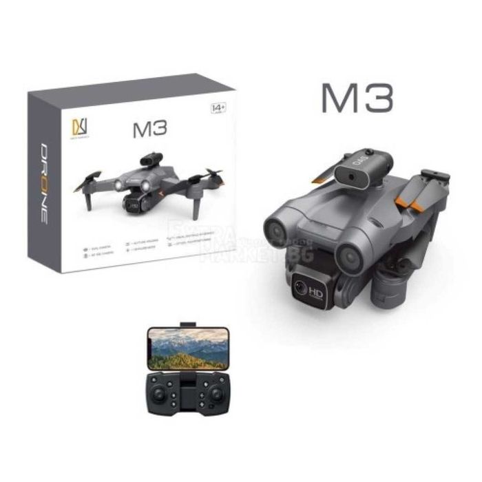 Дрон с двойна камера HD 4K интелигентно избягване на препятствия M3