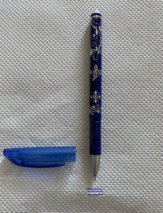 Pix cu radiera, cerneala termosensibila, 0.5 mm, albastru