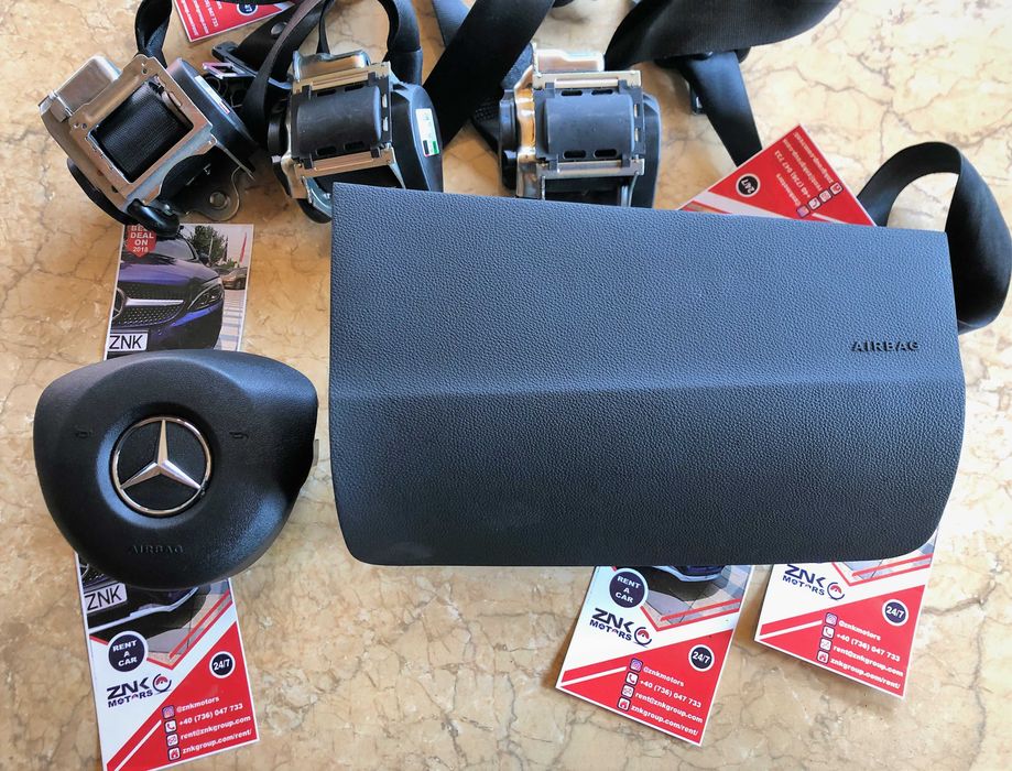 Mercedes Benz V vito w447 kit airbag volan pasager cortine set centuri