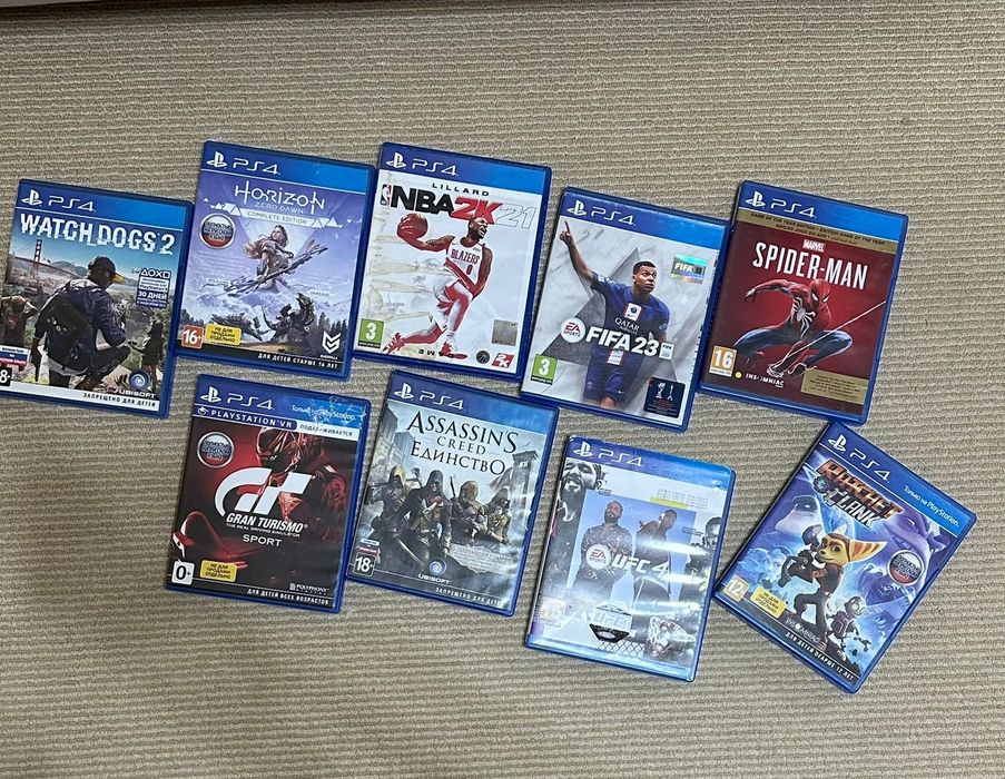 Диски playstation 4