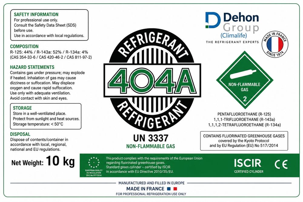 Freon r404 a T noua normativa
