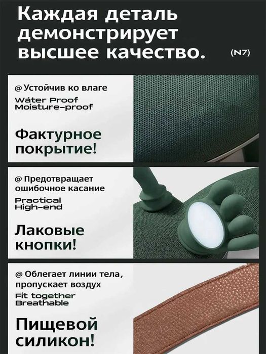 Массажёр «Черепаха» с подогревом и двумя скоростями — для спины