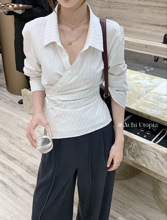 Элегантная белая рубашка