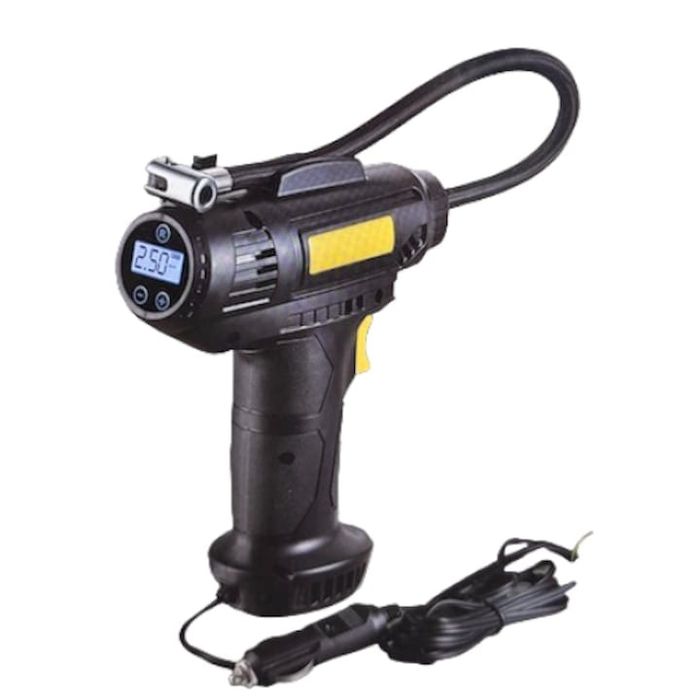 Дигитален Компресор за кола,колело- 72 W, 7.2V, 10.0 Bar, LED осветл