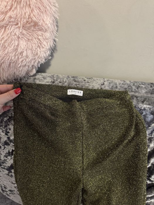 Лъскав дамски елегантен панталон