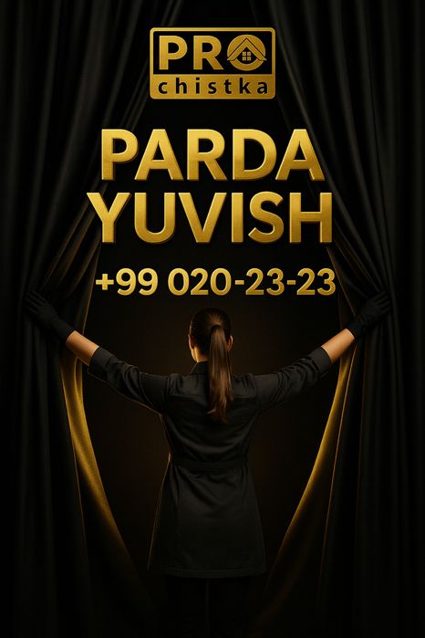 Parda yuvish / Стирка штор