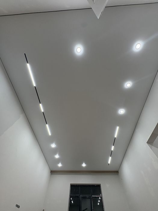 натяжные потолки под ключ