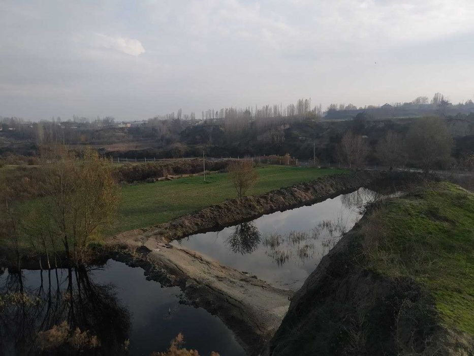 Участок 4.16 га 30 км от Ташкента под зону отдыха, рыбоводство