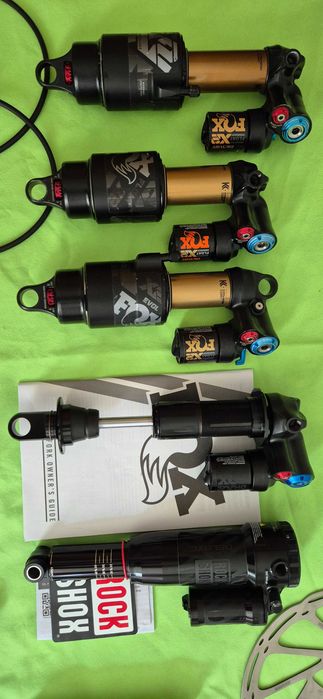 Чисто нови Fox, RockShox Sram, Race Face, SDG, RENTHAL, Magura