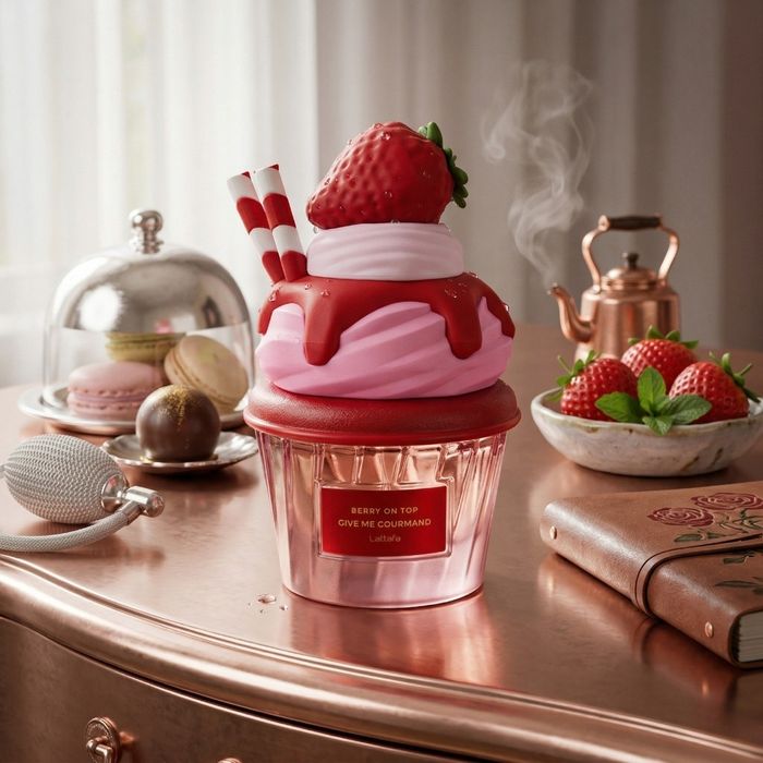 Парфюм за жени и мъже Lattafa Give Me Gourmand Berry On Top – С аромат на ягода и ванилия