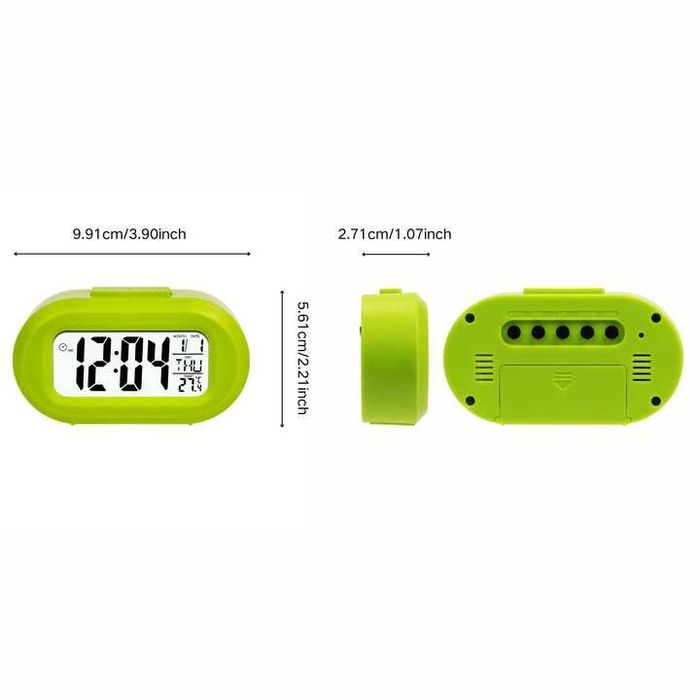 Часы-будильник электронные с термометром