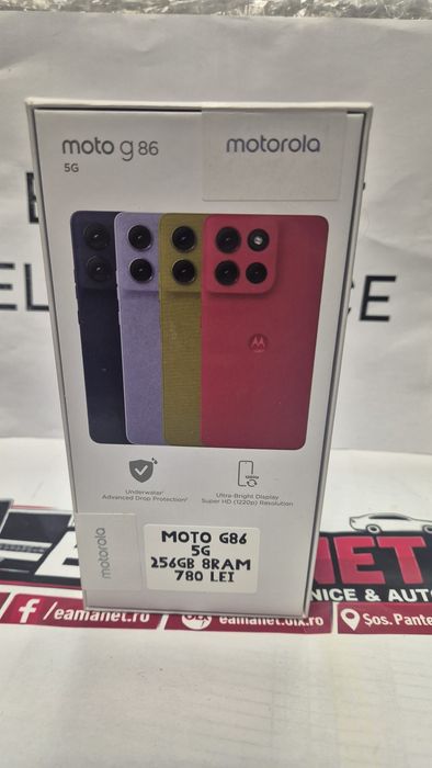 Motorola Moto G86 5G – 256 GB / 8 GB RAM, NOU
