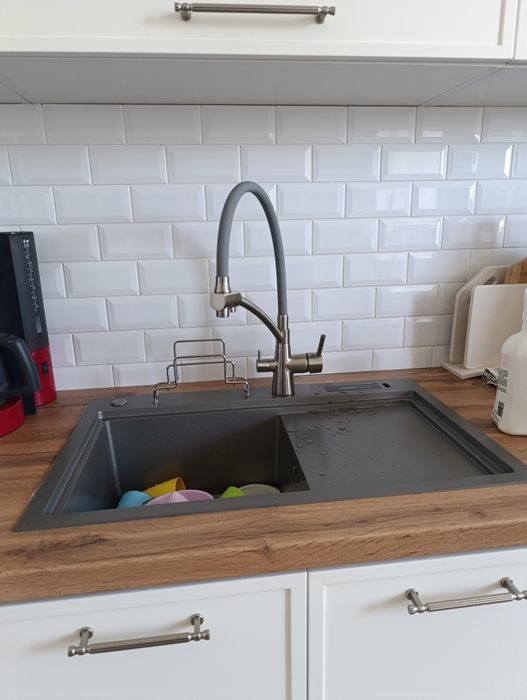 Установка смесителей