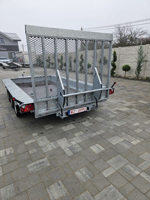De inchiriat remorca trailer excavator,stivuitor,bob cat,utilaje